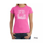 Women's Word Art T-Shirt - Popular Horse Breeds