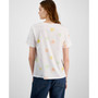 Juniors' Minnie Mouse Dot-Print Short-Sleeve Graphic T-Shirt