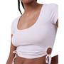 Women's Christie Rouched Short Sleeve Top