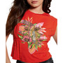 Women's Tropical Corset Sleeveless T-Shirt