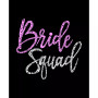 Women's Bride Squad Word Art Short Sleeve T-shirt
