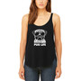 Women's Word Art Pug Life Flowy Tank Top