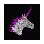 Women's Word Art Hooded Sweatshirt -Unicorn