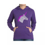 Women's Word Art Hooded Sweatshirt -Unicorn