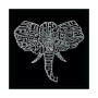 Women's Word Art Hooded Sweatshirt -Tusks