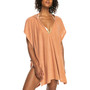 Juniors' Drinking Papaya Hooded Cover-Up Tunic