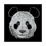 Women's Premium Word Art Flowy Tank Top- Panda