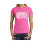 Women's Word Art T-Shirt - Brooklyn Bridge
