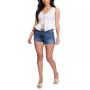 Women's Mackenzie Linen-Cotton Corset Top
