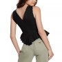 Women's Mackenzie Linen-Cotton Corset Top