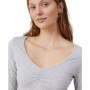Women's Lola Rouched Front Long Sleeve Top
