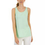 Women's Active Solid Pleated-Back Relaxed Tank Top, Created for Macy's