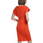 Women's Boat-Neck Scuba Crepe Sheath Dress