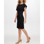 Women's Boat-Neck Scuba Crepe Sheath Dress