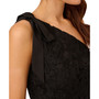 Women's Lace Bow-Trim One-Shoulder Midi Dress