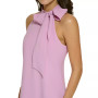 Bow-Neck Halter Dress