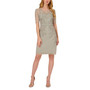 Women's Beaded Illusion Sheath Dress