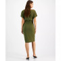 Blouson Wrap Dress