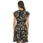 Women's Floral-Print Twist-Front Fit & Flare Dress