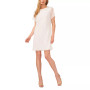 Women's Lace Short-Sleeve A-Line Dress