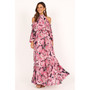 Womens Hilary Pleated Maxi Dress
