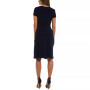 R&M Richards Short-Sleeve Faux-Wrap Dress