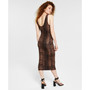 Women's Animal-Print Scoop-Neck Bodycon Dress, Created for Macy's