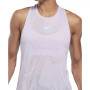 Women's Lightweight Burnout Mesh Racerback Tank Top