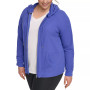 Ruched-Sleeve Zip Hoodie, XS-3X