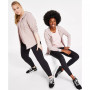 Ruched-Sleeve Zip Hoodie, XS-3X