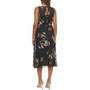 Women's Floral-Print A-Line Midi Dress