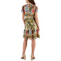 Women's Short-Sleeve Lace-Trim Sheath Dress