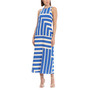 Women's Striped Sleeveless Maxi Dress
