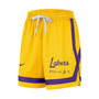 Women's Gold Los Angeles Lakers Crossover Performance Shorts