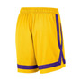 Women's Gold Los Angeles Lakers Crossover Performance Shorts