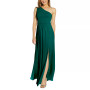 One-Shoulder Chiffon Gown
