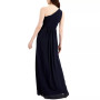 One-Shoulder Chiffon Gown