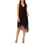 Women's Cascading Asymmetric-Hem Dress