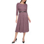 Women's Belted A-Line Dress