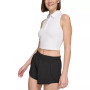 Women's Racerback Polo Crop Top