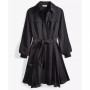 Women's Long-Sleeve Belted Shirtdress, Created for Macy's