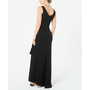 Women's Sleeveless Ruffle-Detail Gown