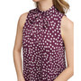 Women's Polka-Dot Tie-Neck Shift Dress