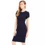 Petite Tulip-Sleeve Sheath Dress