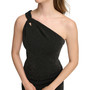 Women's One-Shoulder Shimmering Cocktail Dress