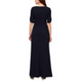 Women's Imitation-Pearl Trim Knit Crepe Gown