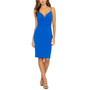 Women's Ruched Surplice Sheath Dress