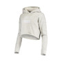 Women's Heathered Gray UCLA Bruins Story Cropped Pullover Hoodie