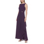 Women's Hardware Detail Boat-Neck Gown