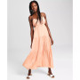 Women's Side-Cutout Tiered Maxi Dress